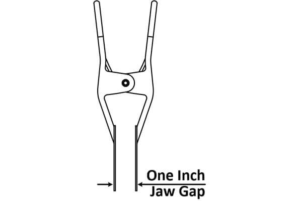 One Inch Jaw Gap